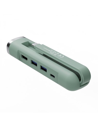 Ewent EW1148 base para portátil y replicador de puertos Alámbrico USB