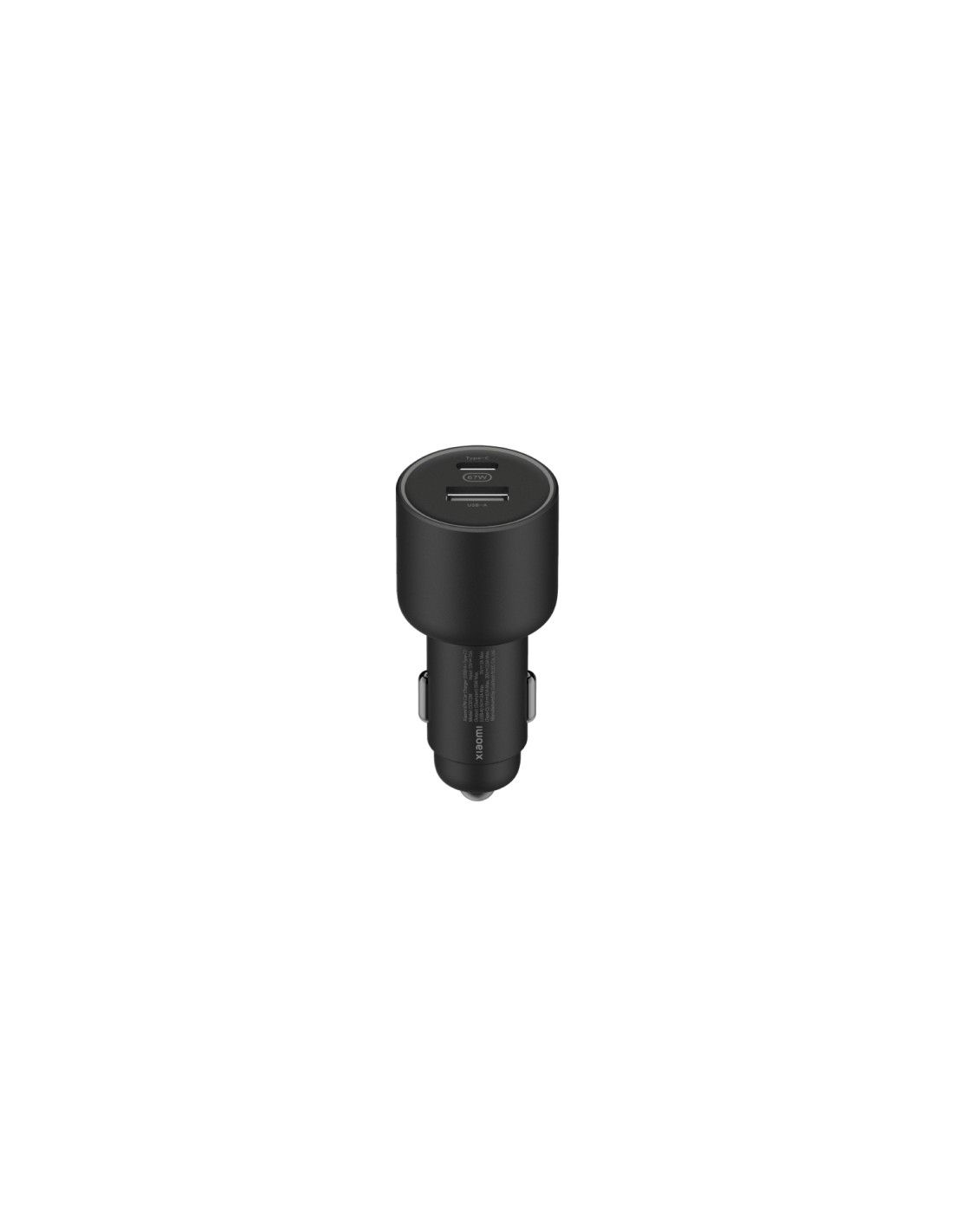 Xiaomi 43907 cargador de dispositivo móvil Universal Negro Encendedor de cigarrillos Auto