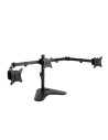 TooQ Soporte de Mesa para 3 Pantallas 17"-27", Negro