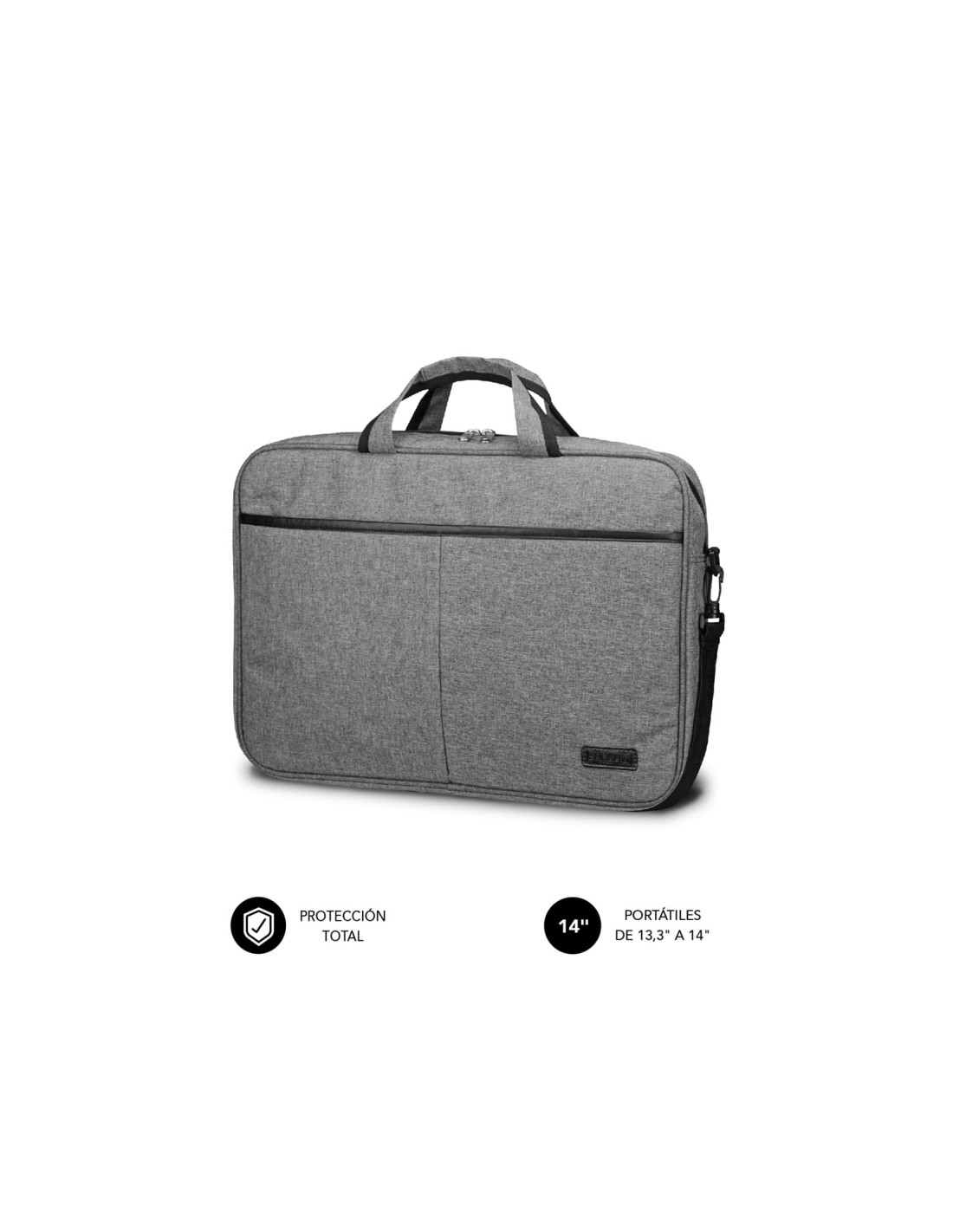 SUBBLIM MaletÍ­n Ordenador Elite Laptop Bag 13,3-14" Grey