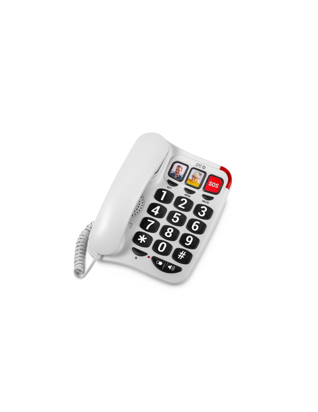 SPC Comfort Numbers 2 Teléfono analógico Blanco