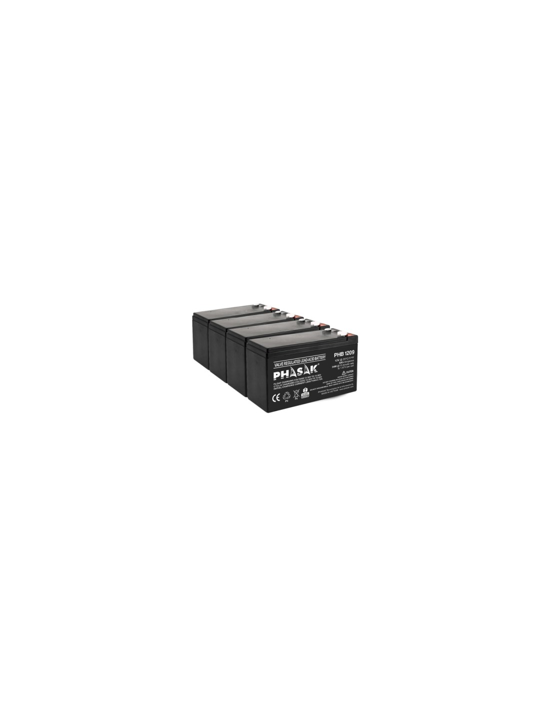 Phasak PHB 1209 baterÍ­a para sistema ups Sealed Lead Acid (VRLA) 12 V 9 Ah
