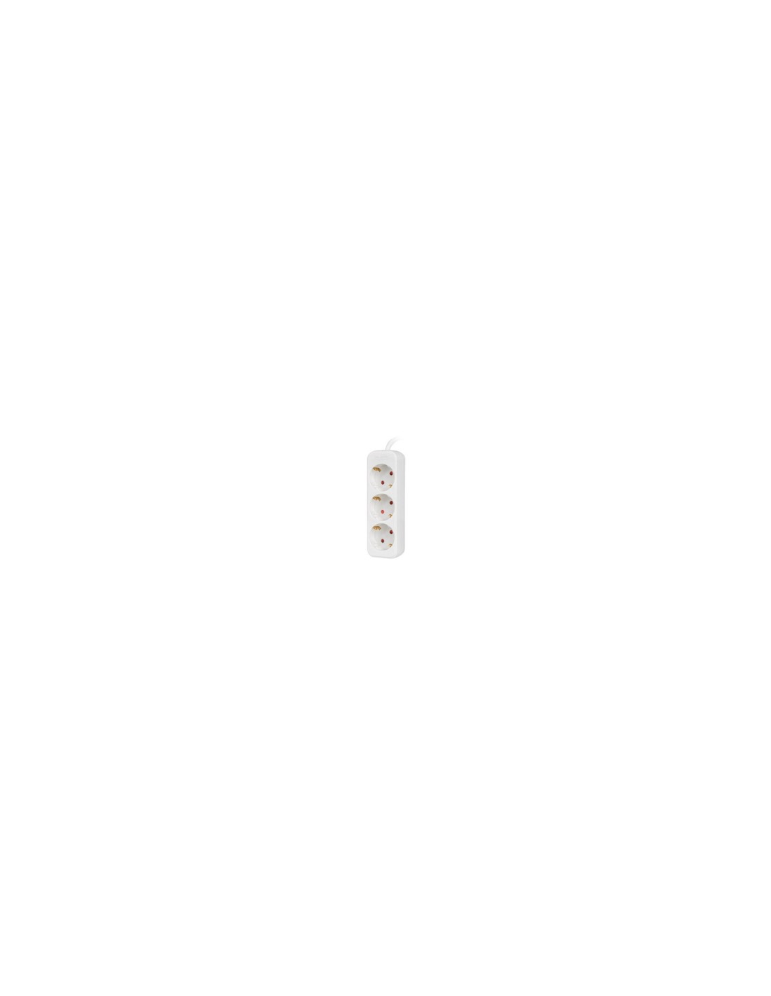 Lanberg PS0-03F-0150-W base múltiple 1,5 m 3 salidas AC Interior Blanco