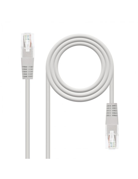 Nanocable Cable de Red Latiguillo RJ45 CAT.6 UTP AWG24, Gris, 25 m