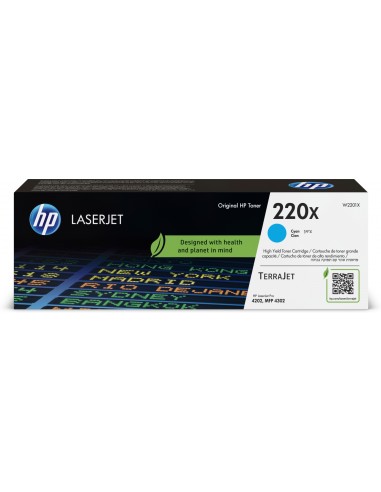 HP Cartucho de tóner Original LaserJet 220X cian