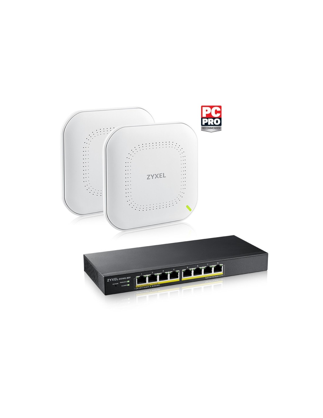 Zyxel GS1915-8EP Gestionado L2 Gigabit Ethernet (10/100/1000) EnergÍ­a sobre Ethernet (PoE) Negro