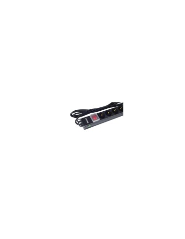 Phasak Regleta 19" 8 tomas SFO C14 con interruptor 3 m - BNS 1520