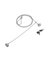 Conceptronic CNBSLOCK15T cable antirrobo Plata 1,5 m