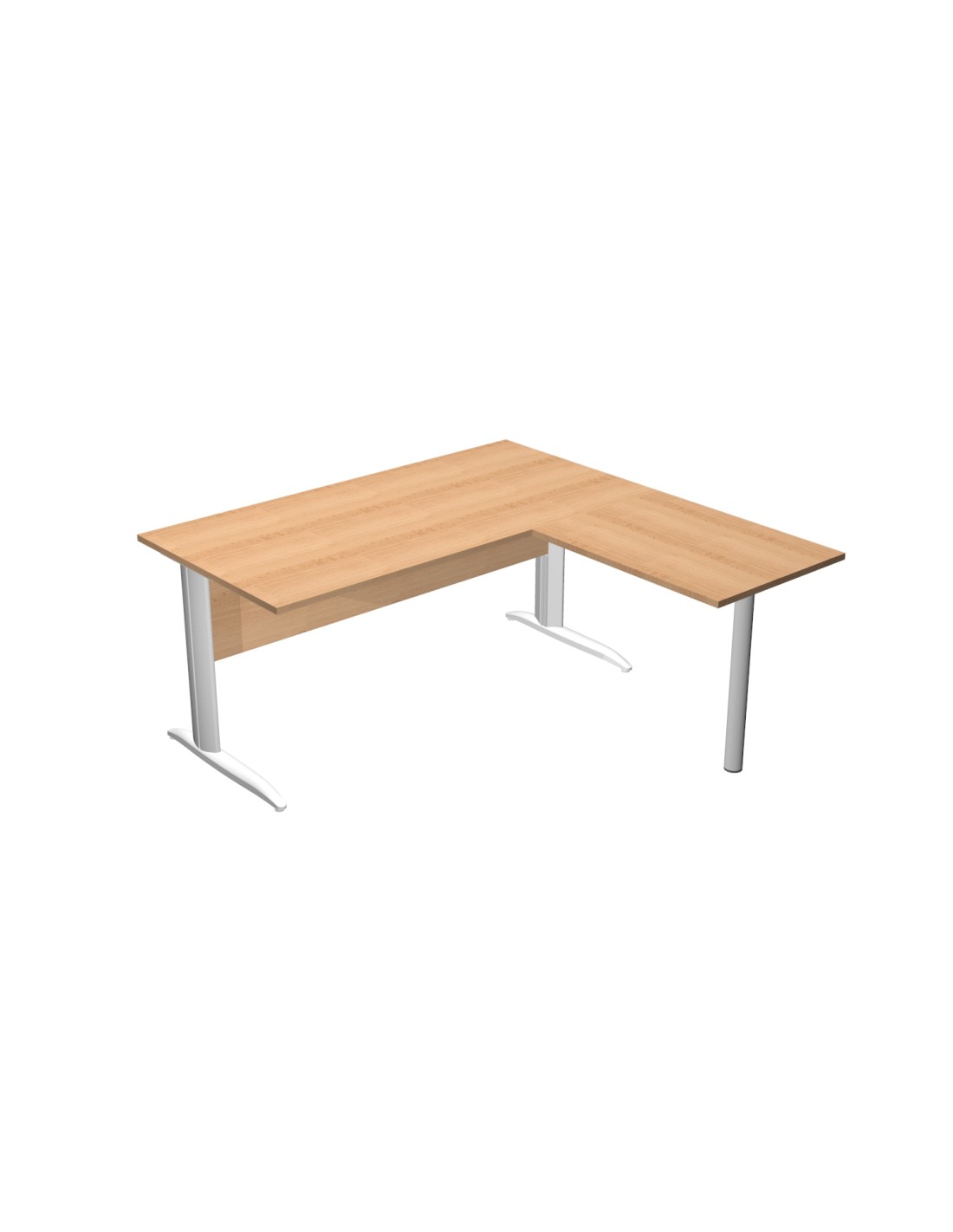 Mesa Presto ArtExport pata metal 160 haya ala lateral  79x60