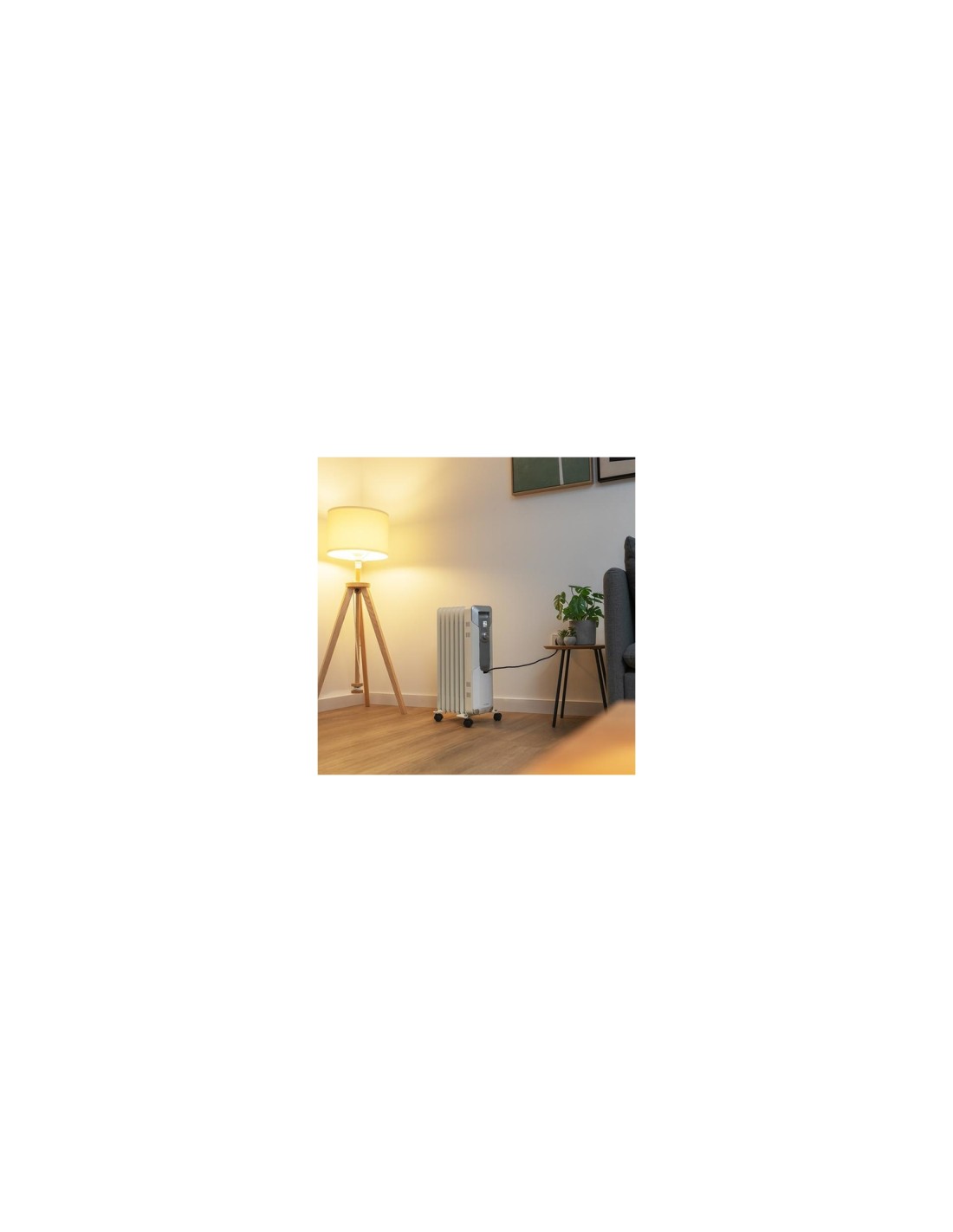 Cecotec 05880 calefactor eléctrico Interior Blanco 1500 W Radiador de aceite eléctrico
