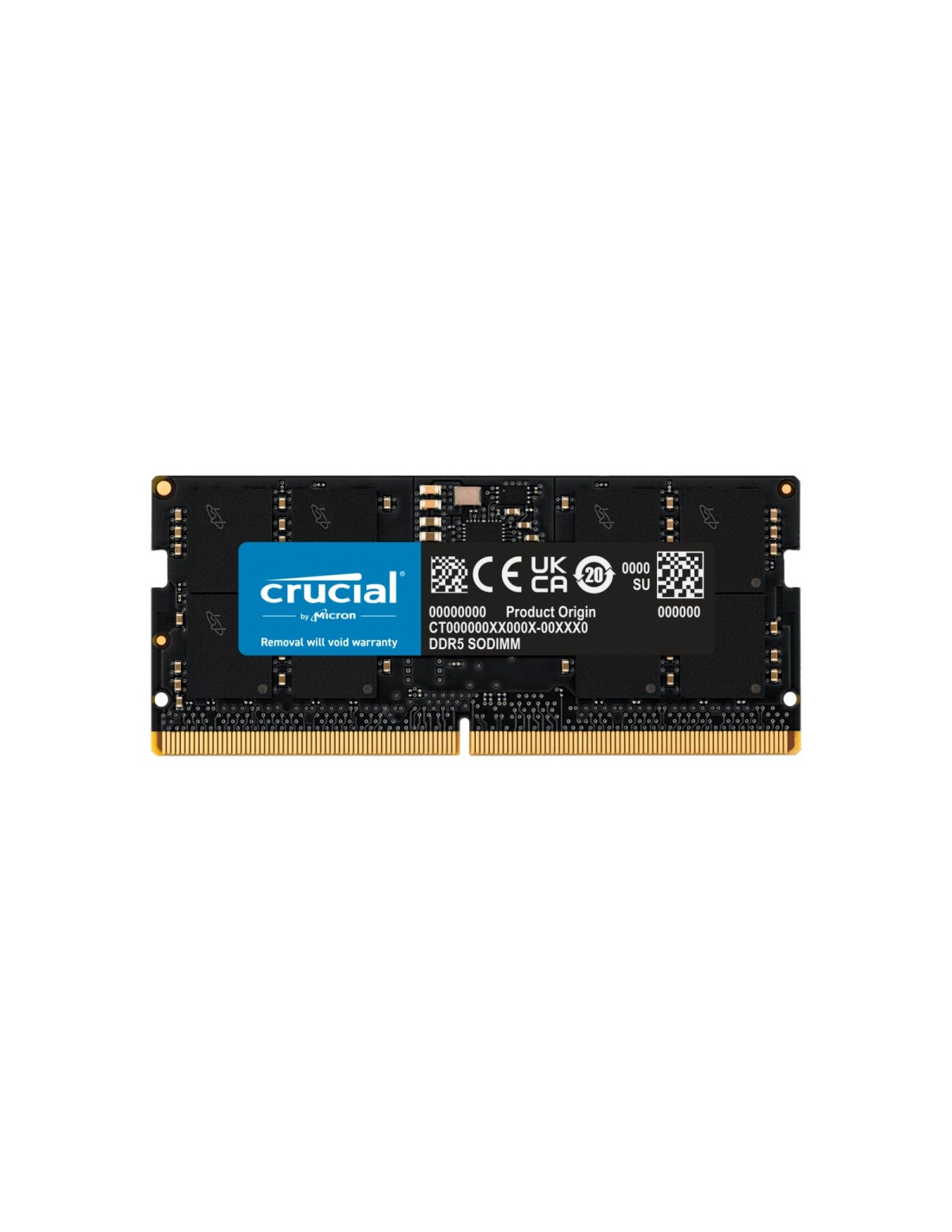 Crucial CT16G56C46S5 módulo de memoria 16 GB 1 x 16 GB DDR5 5600 MHz ECC