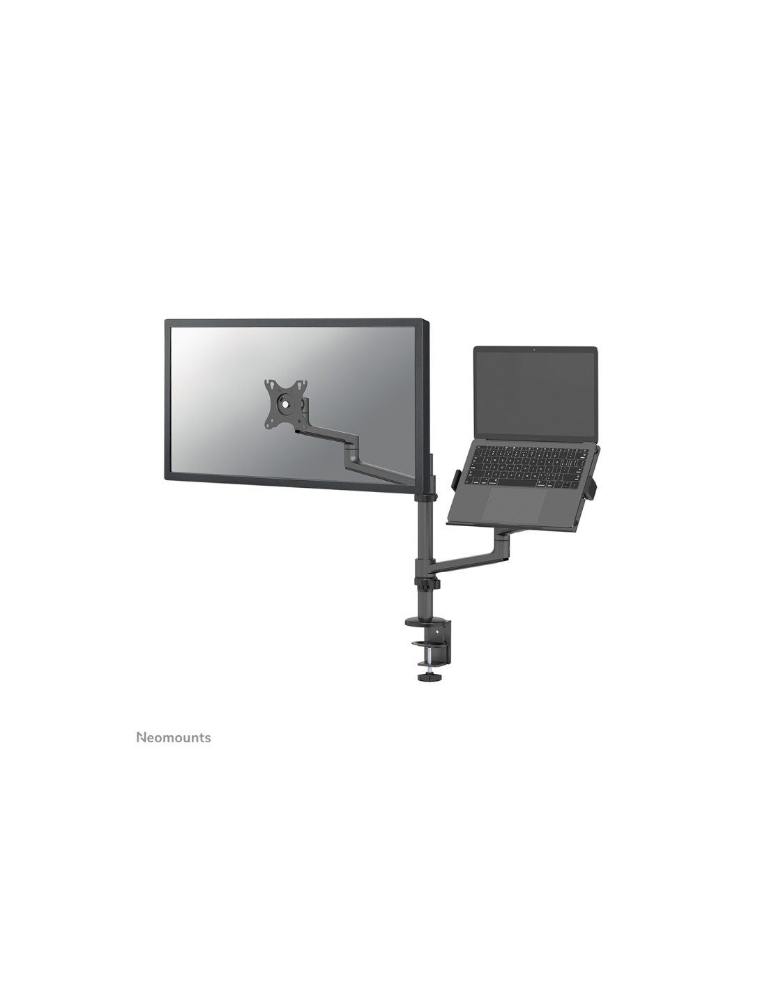 Neomounts soporte de escritorio para monitor y portátil