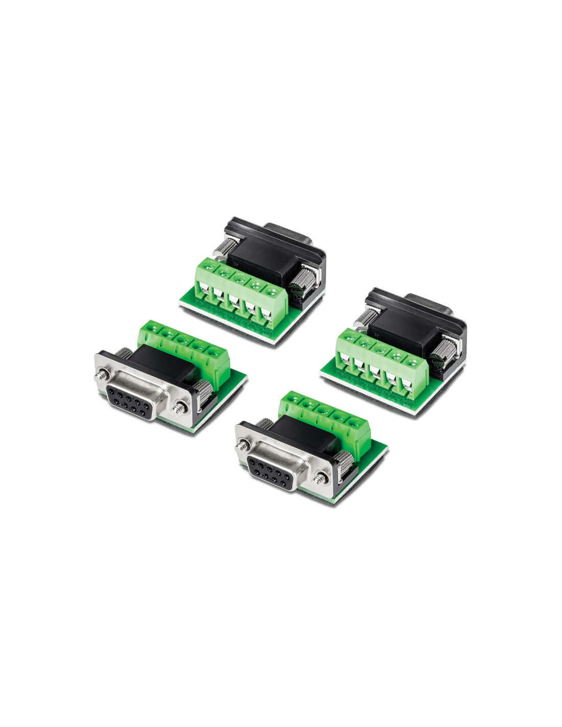Trendnet TI-S400 cambiador de género para cable Verde, Gris