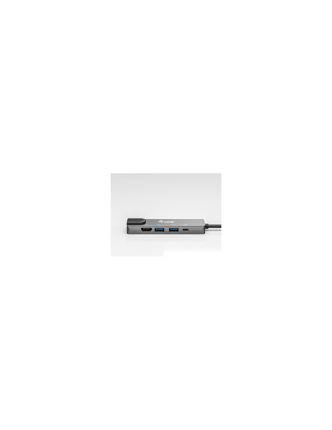 Equip 133489 base para portátil y replicador de puertos Alámbrico USB 3.2 Gen 1 (3.1 Gen 1) Type-C Gris