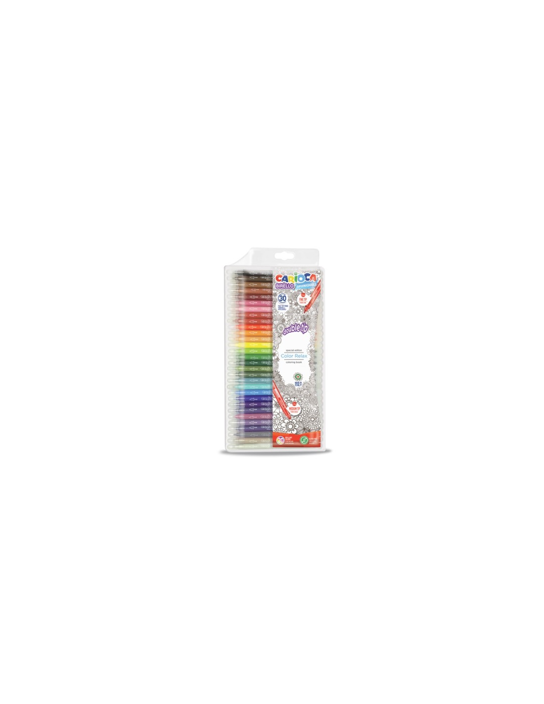 Carioca Birello rotulador Fino/Medio Multicolor 30 pieza(s)
