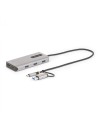 StarTech.com Adaptador Multipuertos USB-C - HDMI Doble (4K30Hz/1080p60Hz) - Hub Ladrón 3x USB-A - Mini Docking Station de Viajes