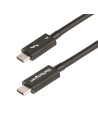 StarTech.com Cable de 0,5m Thunderbolt 4 - 40Gbps - PD 100W - VÍ­deo 4K/8K - Cable Thunderbolt 4 con Certificación Intel - Compa