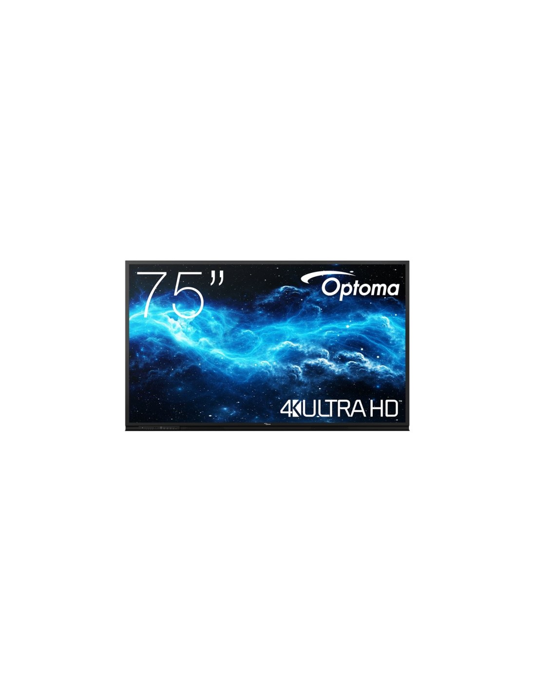 Optoma 3752RK Panel plano interactivo 190,5 cm (75") LED Wifi 400 cd / m² 4K Ultra HD Negro Pantalla táctil Procesador incorpora
