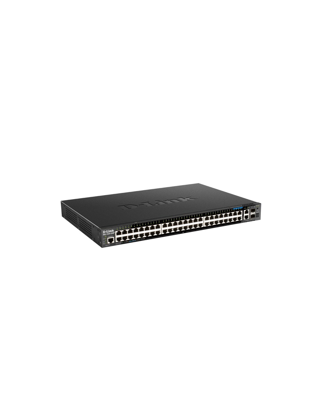 D-Link DGS-1520-52MP Gestionado L3 Gigabit Ethernet (10/100/1000) EnergÍ­a sobre Ethernet (PoE) 1U Negro