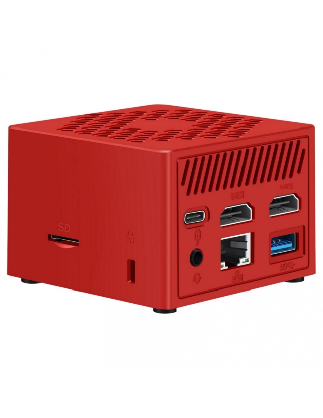 Leotec MiniPC N100 12GB 256GB Rojo