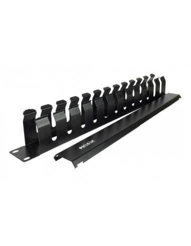 Phasak Guiacables con cepillo para Rack de 19" 1U - PA 5095
