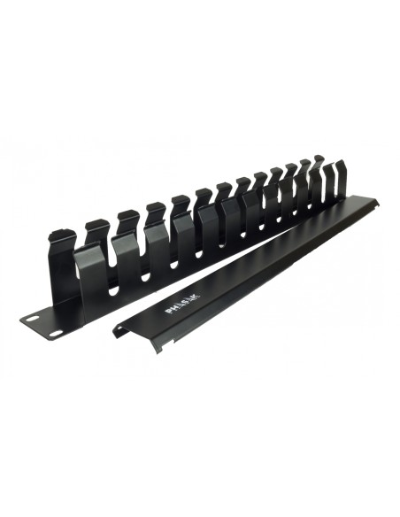 Phasak Guiacables con cepillo para Rack de 19" 1U - PA 5095