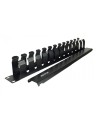 Phasak Guiacables con cepillo para Rack de 19" 1U - PA 5095
