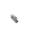 AISENS Hub USB 3.2 Gen2 10G USB-A, USB-A/M-2xUSB-C/H-2xUSB-A/H, Gris, 15cm