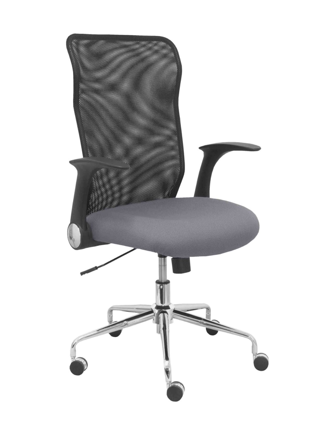 Piqueras y Crespo Silla Minaya respaldo malla negro asiento bali gris