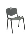 Piqueras y Crespo Pack 2 sillas Iso Pastic PVC gris