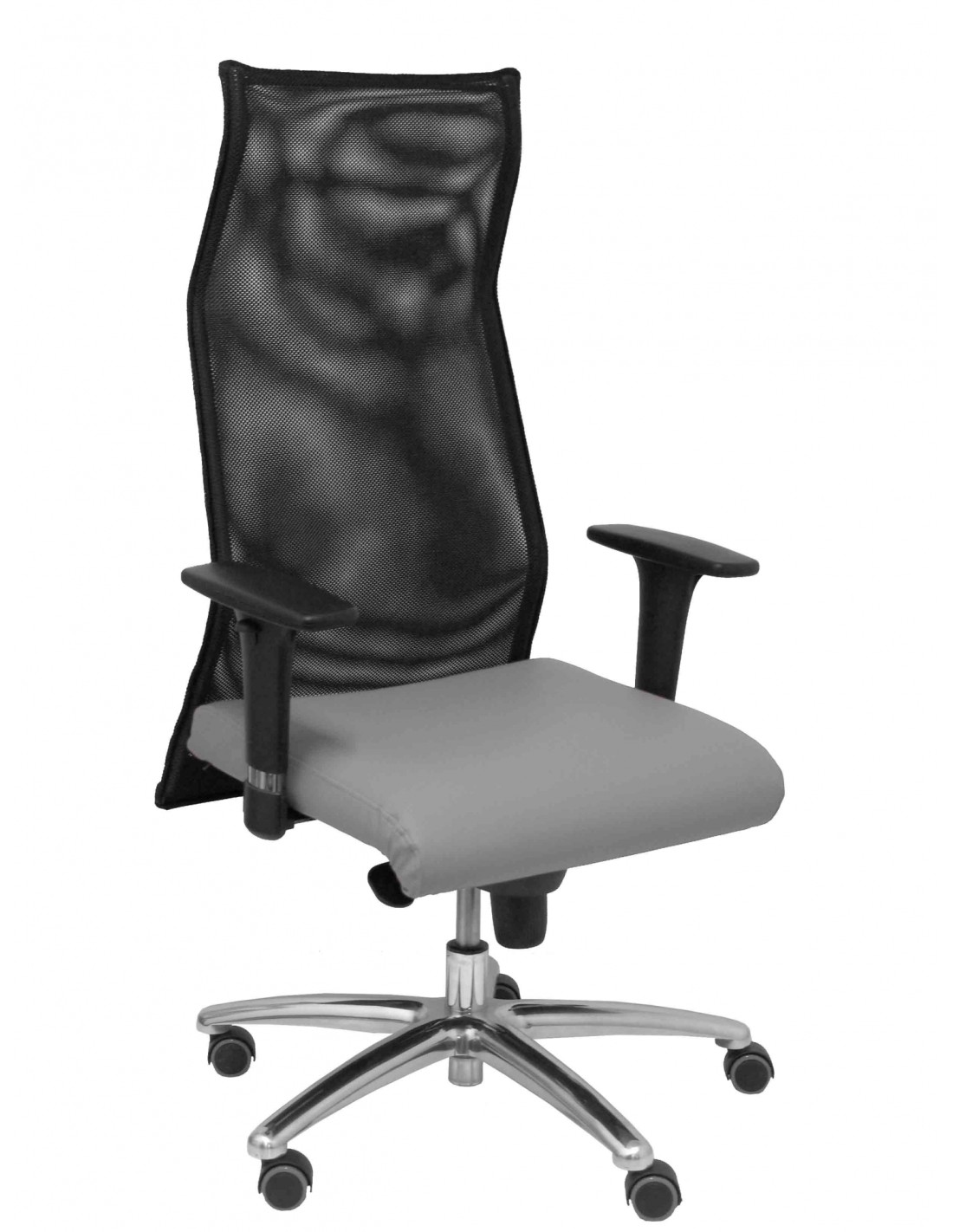 Piqueras y Crespo Sillon Sahuco similpiel gris