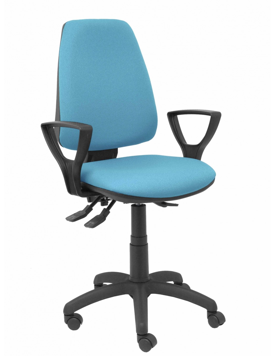 Piqueras y Crespo Silla Elche S bali azul cielo brazos fijos
