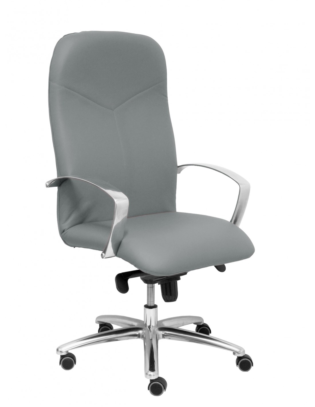 Piqueras y Crespo Sillón Caudete similpiel gris
