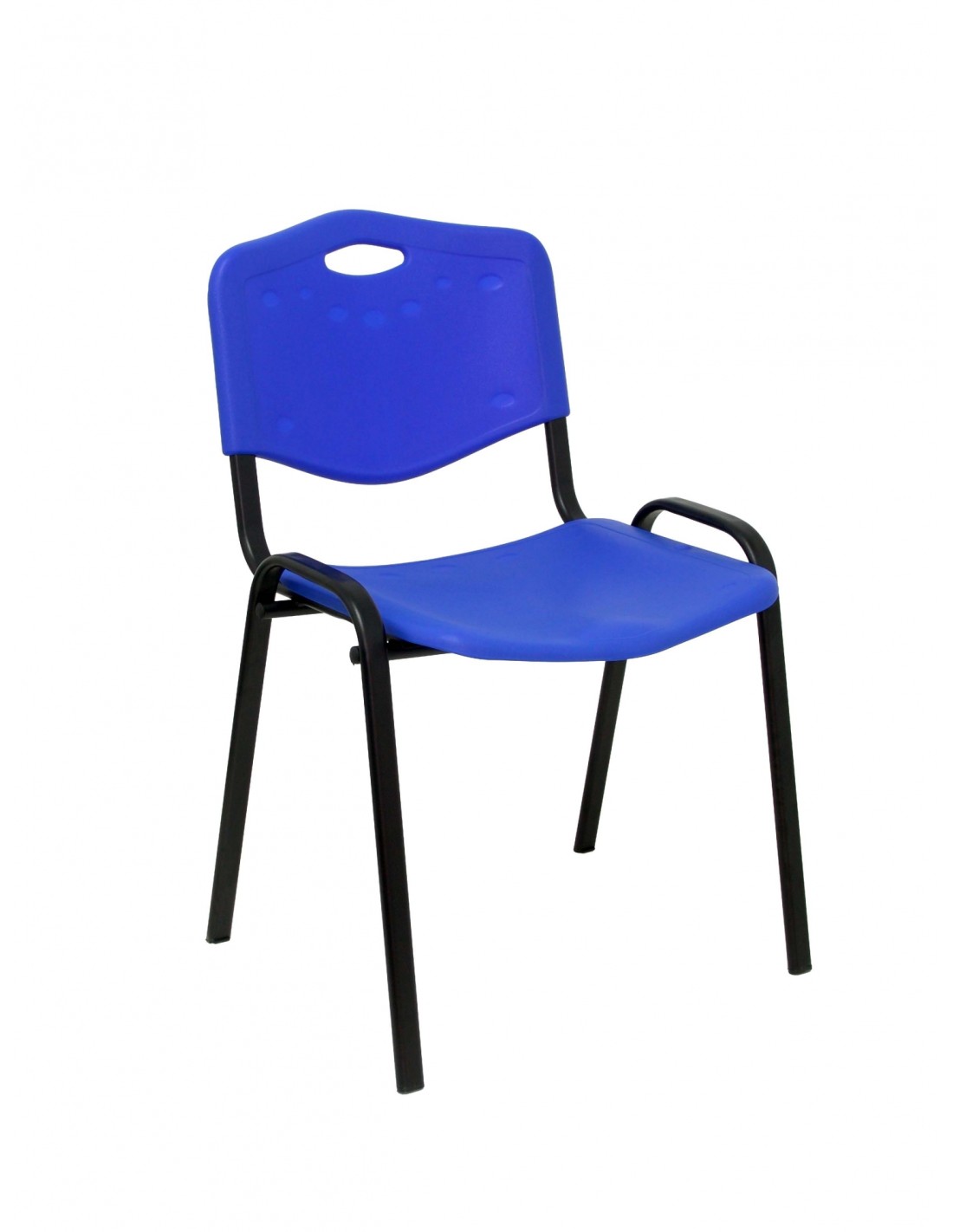 Piqueras y Crespo Pack 1 sillas Iso Pastic PVC azul