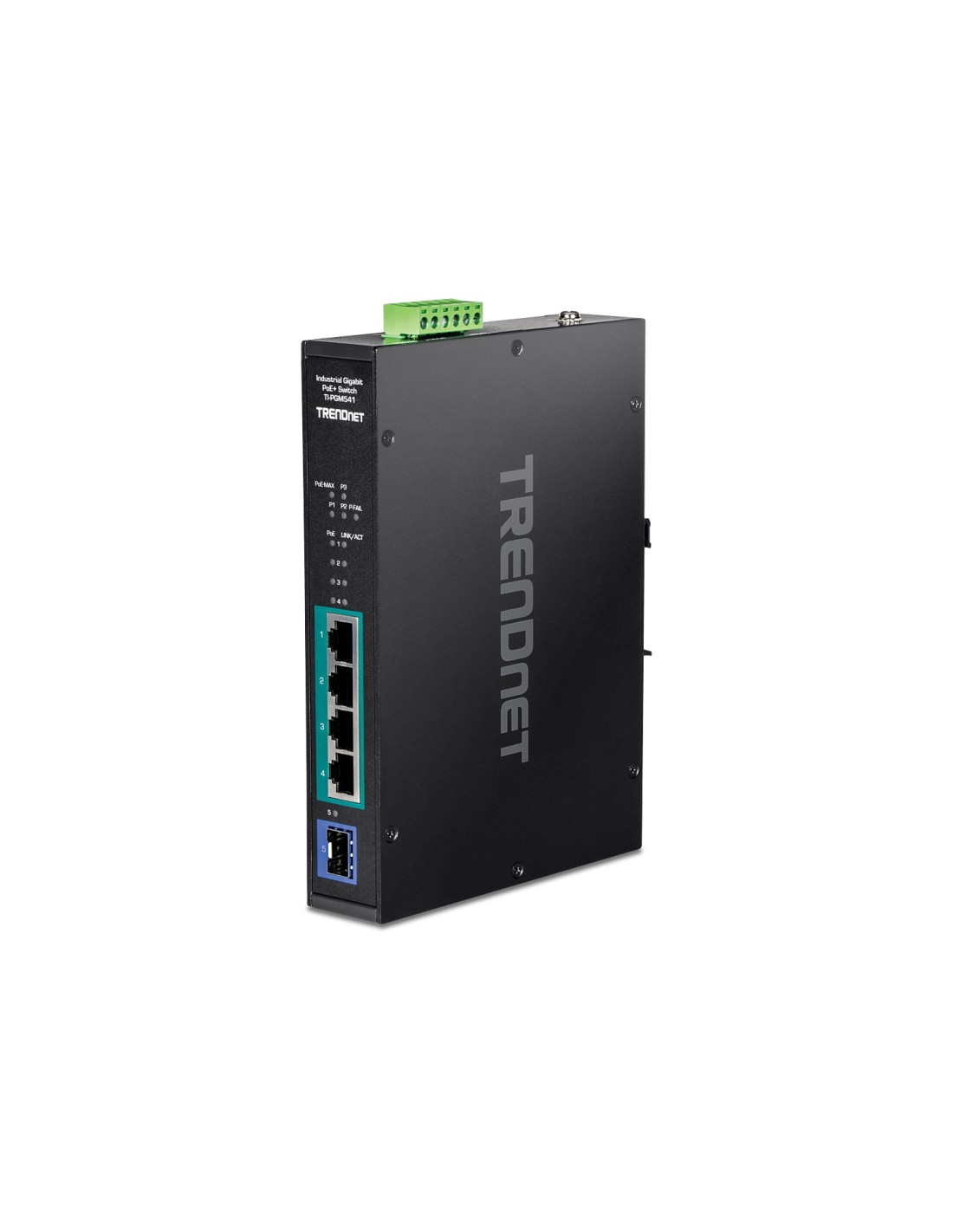 Trendnet TI-PGM541 switch Gigabit Ethernet (10/100/1000) Negro