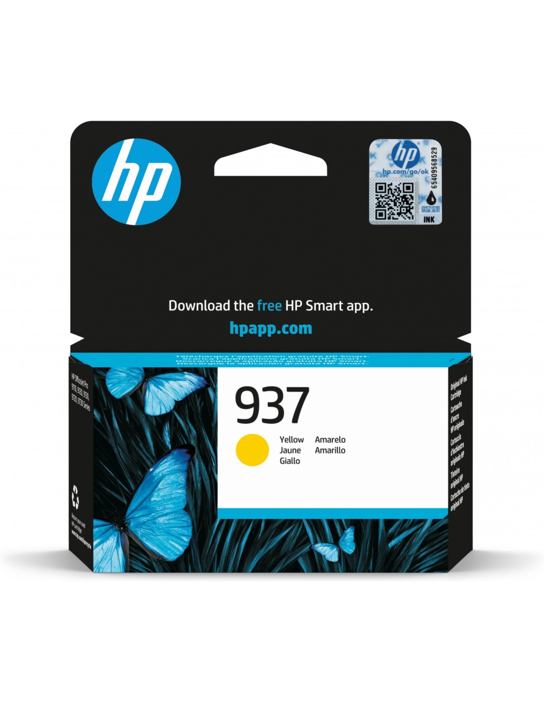 HP 937 Cartucho de Tinta Original amarillo