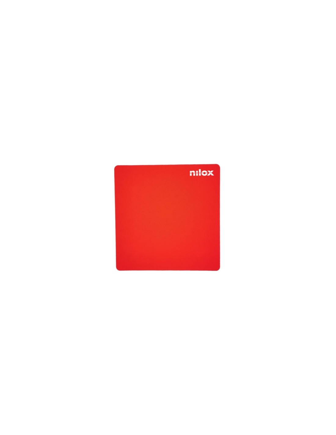 Nilox Alfombrilla para ratones, Roja