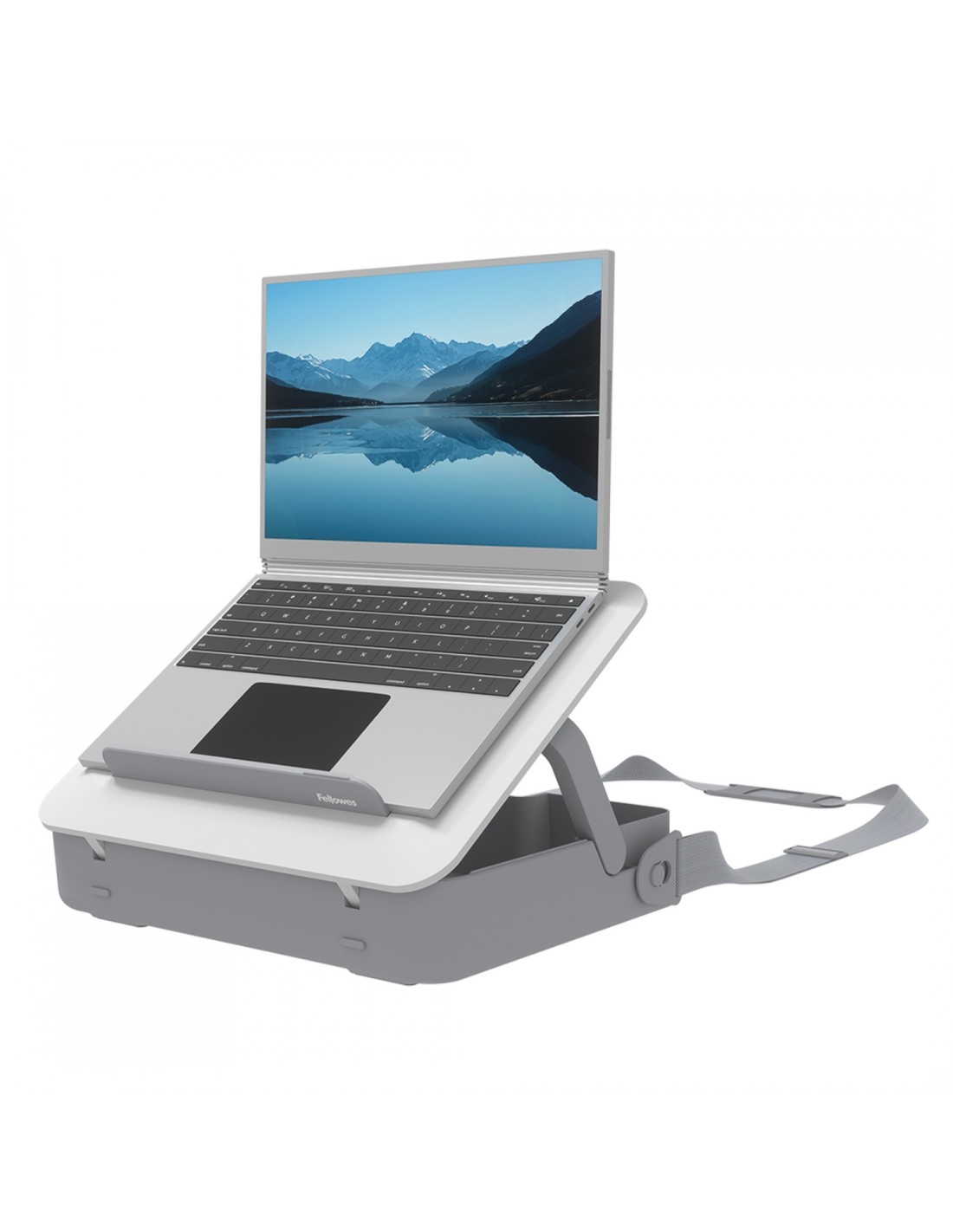 Fellowes BREYTA LAPTOP STAND CARRY CASE WHITE 35,6 cm (14") Funda protectora rÍ­gida Blanco