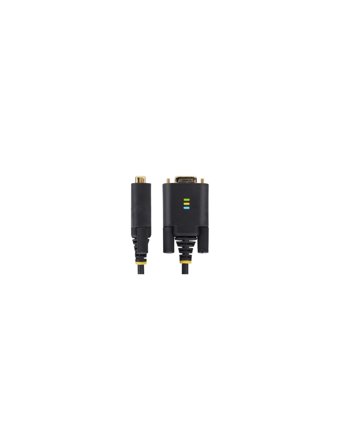 StarTech.com 1P10FFC-USB-SERIAL cable de serie Negro 3 m USB tipo A DB-9