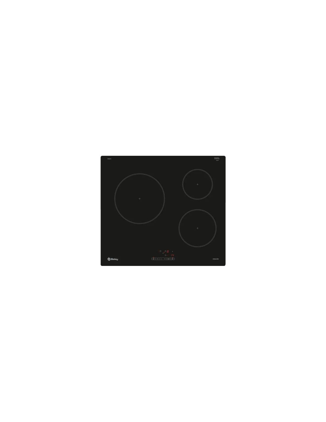 Balay 3EB864FR hobs Negro Integrado 59.2 cm Con placa de inducción 3 zona(s)