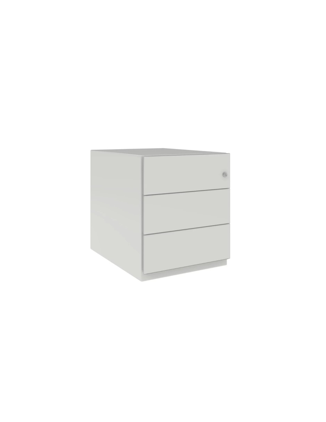 Cajonera NOTE Bisley  3 cajones plano Móvil 49,5H gris