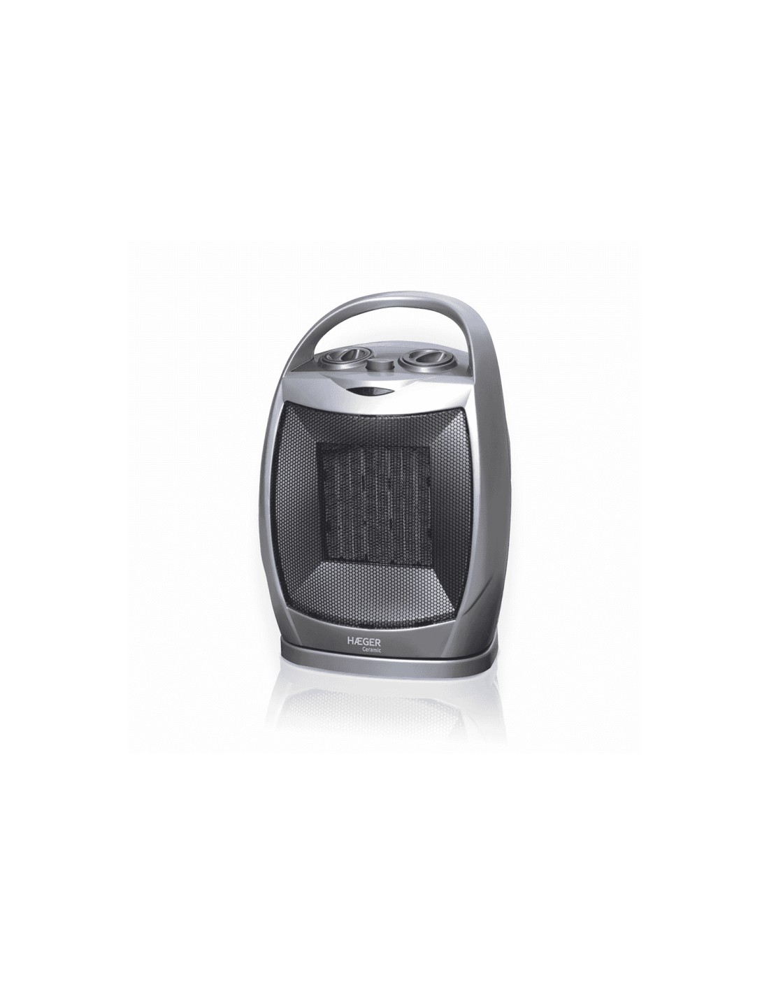 Haeger FH-15C.012A calefactor eléctrico Interior Plata 1500 W Ventilador eléctrico