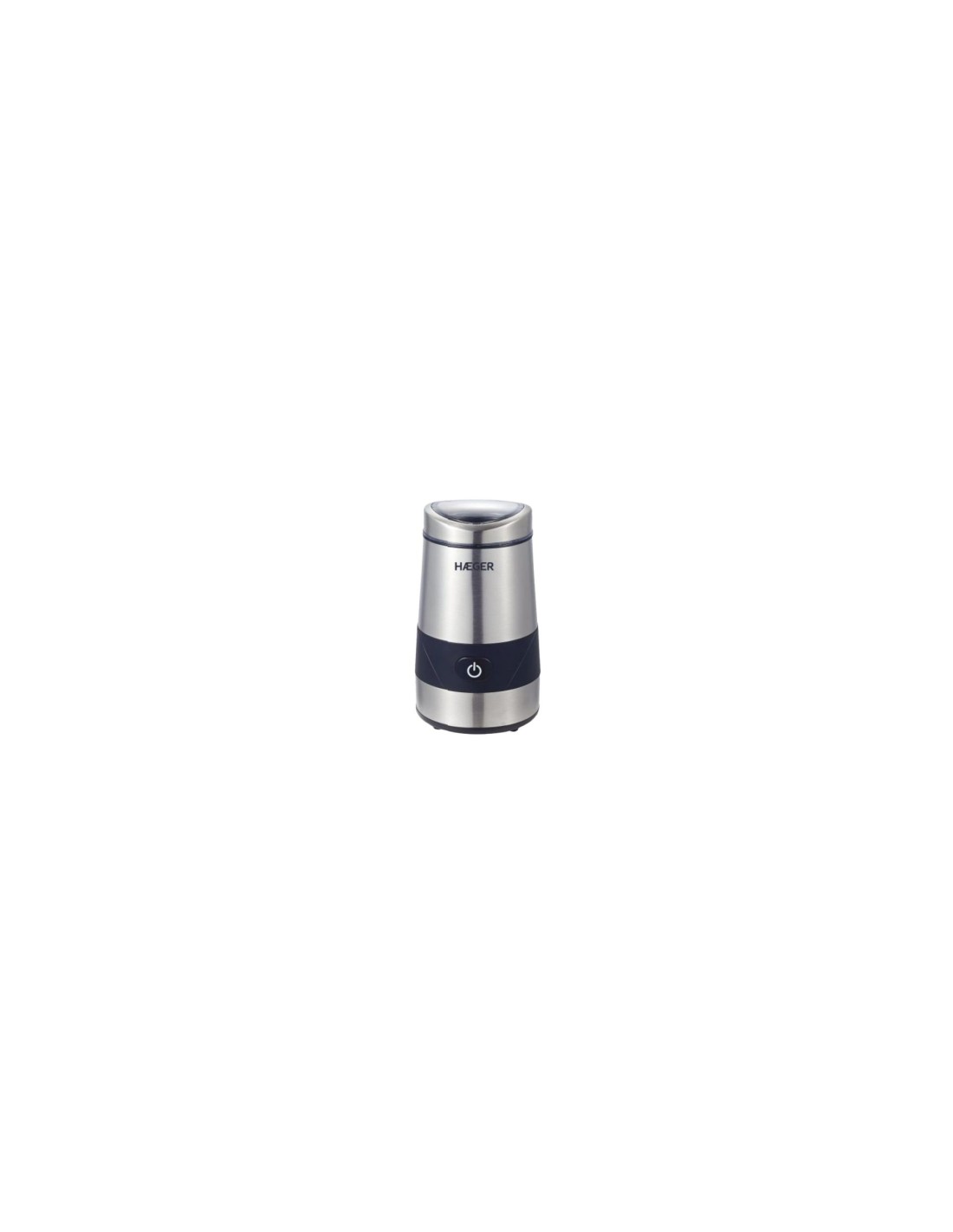 Haeger CG-200.001A molinillo de café 200 W Negro, Acero inoxidable