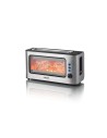 Haeger TO-100.014A tostadora 6 2 rebanada(s) 1000 W Negro, Acero inoxidable
