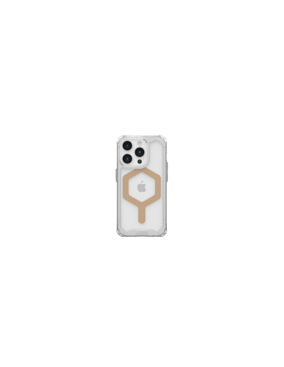 Urban Armor Gear 114286114381 funda para teléfono móvil 15,5 cm (6.1") Oro, Transparente