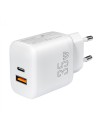Leotec LECSPH35W2W cargador de dispositivo móvil Universal Blanco Corriente alterna Carga rápida Interior