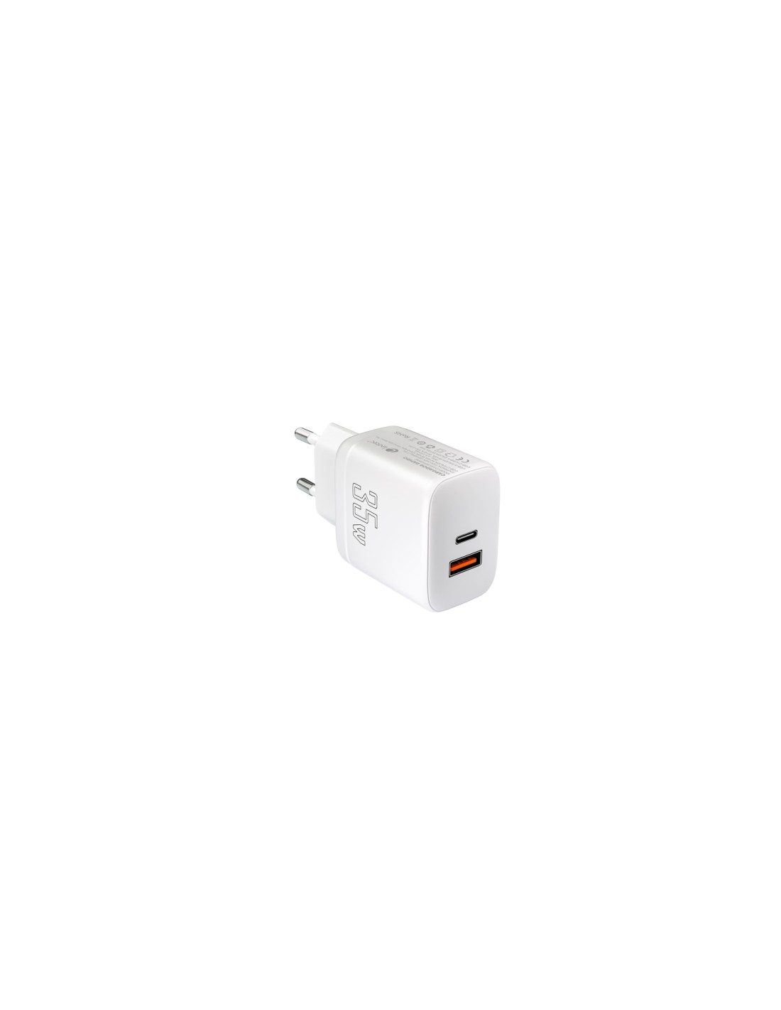 Leotec LECSPH35W2W cargador de dispositivo móvil Universal Blanco Corriente alterna Carga rápida Interior