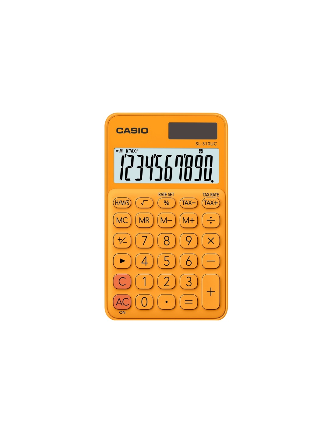 Casio SL-310UC-RG calculadora Bolsillo Calculadora básica Naranja