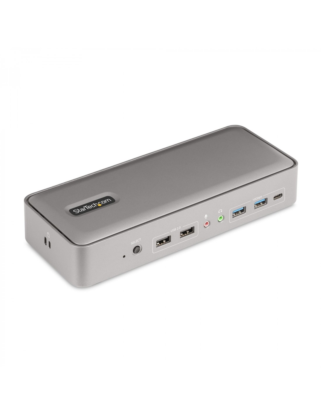 StarTech.com Docking Station KVM USB-C para Portátil - Replicador de Puertos USB Tipo C para 2 Monitores DisplayPort 4K 60Hz - H