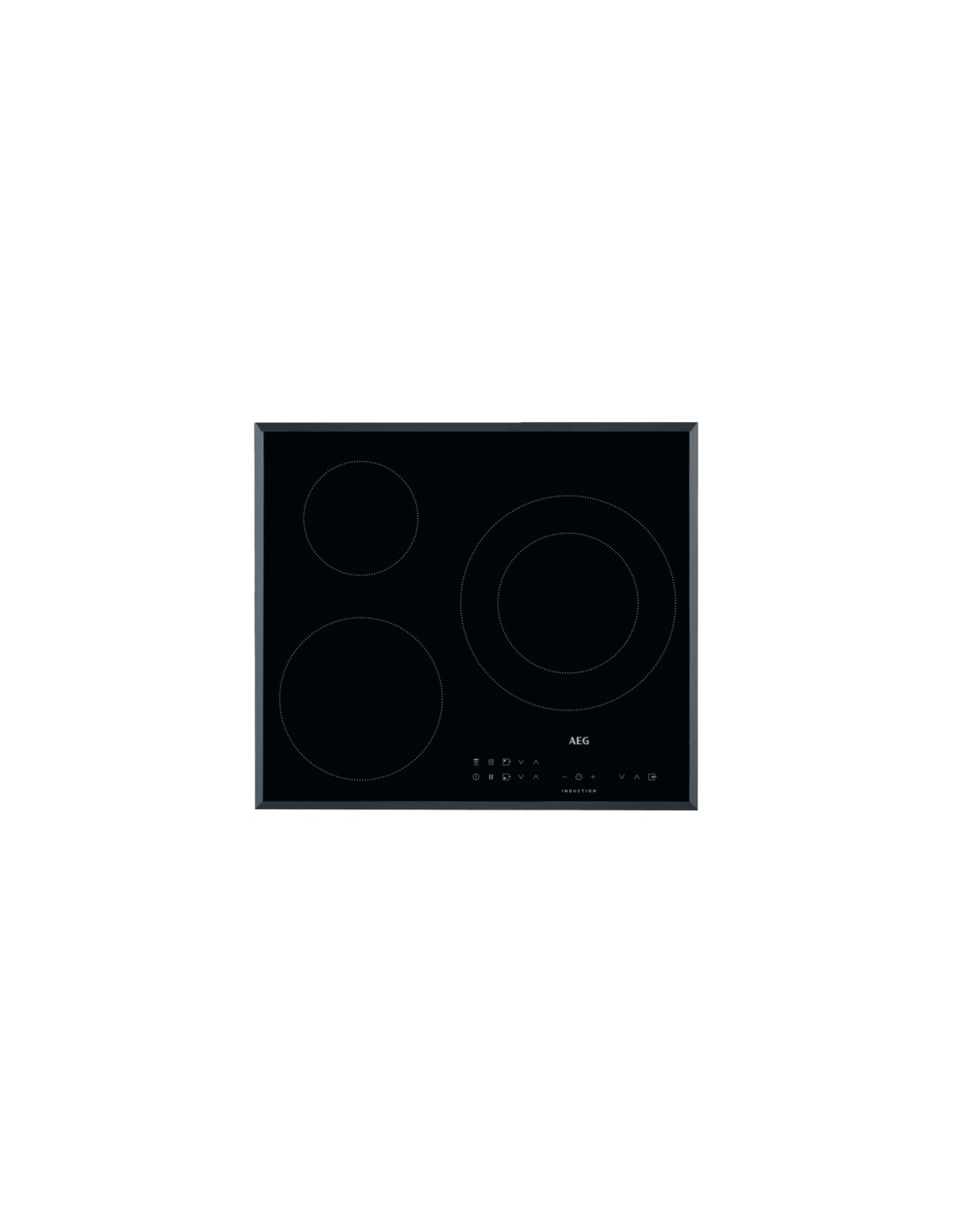AEG IKB63302FB hobs Negro Integrado Con placa de inducción 3 zona(s)